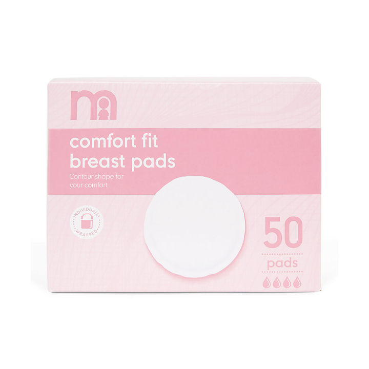 แผ่นซับน้ำนมคุณแม่-mothercare-comfort-fit-disposable-breast-pads-50-pack-d2327