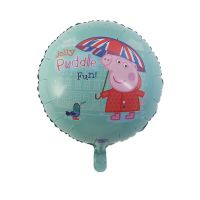 Cheapest# 1pcs 18Inch Cartoon Peppa Pig Foil Balloons Wedding Decorations Kids Helium Gifts Toys Party Decorations Kids Toys Numbering:2【Ready Stock】