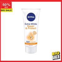 ครีมบำรุงผิว **ลูกค้าใหม่รับส่วนลดอีก 5%** โลชั่น  โลชั่นบำรุงผิว Nivea นีเวีย เอ็กซ์ตร้า ไวท์ รีแพร์ แอนด์ โพรเทค เซรั่ม 320 มล. ผิวนุ่มสวย