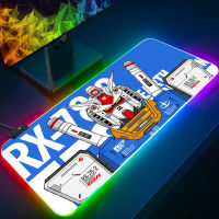 DAM RGB Pc Gamer Keyboard Mouse Pad Mousepad LED Glowing Mouse Mats Rubber Gaming Computer Mausepad