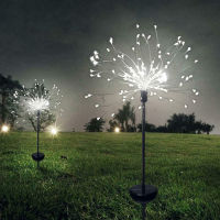 150 LED Solar Powered Firework Lights Waterproof Fairy Garland String Lawn Street Lamp Outdoor Garden Holiday Decoration