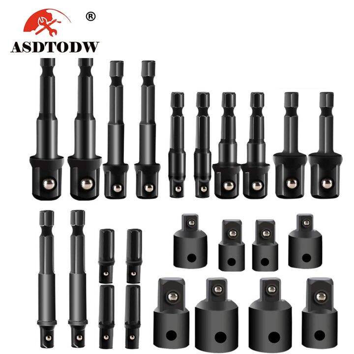 【Sell Well】Five Metals Drill Adapter and Reducer Set Drive Converter