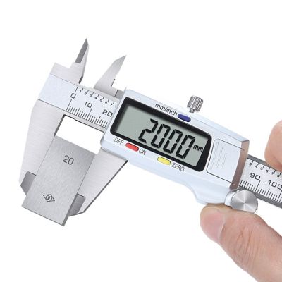 0-150สเตนเลสสตีลดิจิตอล Caliper Mm/inch Digital Vernier Barbell อิเล็กทรอนิกส์โลหะเครื่องวัดขนาด