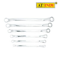 AT INDY Offset Ring Spanner Set Chromevanadium Fully Polished ชุดประแจแหวน 2 ข้าง เกรด A NF14