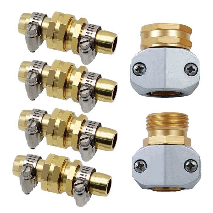 Hose Repair Kit Connectors Heavy Duty Male/Female Hose Coupler Adapter