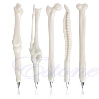 5Pcs Modish Ball Point Pen Bone Shape Radiographer Nurse Doctor Teacher Gift New