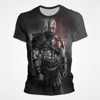 ใหม่ God of War เสื้อยืดเกม 3D พิมพ์ Streetwear เด็ก Tees Tops เสื้อผ้าผู้ชายผู้หญิงสบายๆแฟชั่นขนาดใหญ่แขนสั้น T เสื้อ