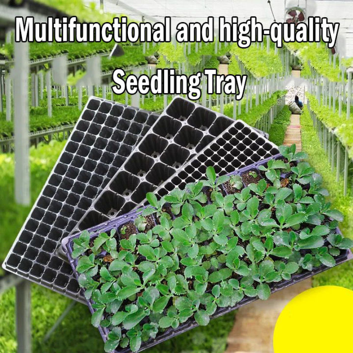 Seedling Tray 32/50/72/105/128 Holes Garden Starter Trays Strength Seed ...