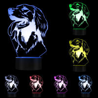 Irish Setter Dog Breed Animal Shape Glowing LED Night Light Modern Design Customize Name Home Decor Puppy Pet Dog Mood Light