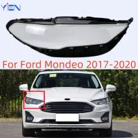 สำหรับ Ford Mondeo 2017 2018 2019 2020อุปกรณ์เสริมรถยนต์เปลี่ยนเปลือกไฟ PC ที่โปร่งใสโป๊ะไฟหน้ารถจักรยาน