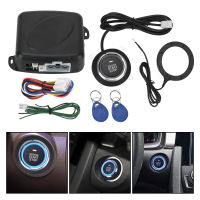 Entry Ignition Starter Switch Keyless Entry Starter Antitheft System 12V Car Alarm One Start Stop Button Engine Push Button