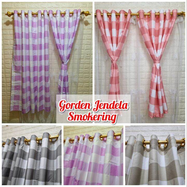 HORDENG JENDELA MINIMALIS- KORDEN JENDELA KAMAR RUANG TAMU SMOKERING