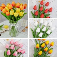 【CC】 Artificial Flowers Decoration Wedding Bouquet Bridal Silicone