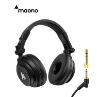 Maono AU-MH601 หูฟังสเตอริโอ สตูดิโอ 50 มม. สำหรับฟังเพลง ดีเจ ทำพ็อดแคสต์