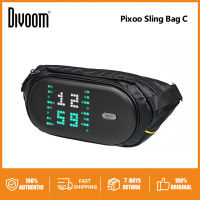 Original Divoom Pixoo Sling Bag C with Customizable Pixel Art Screen Multi Compartment Design Functional Stylish