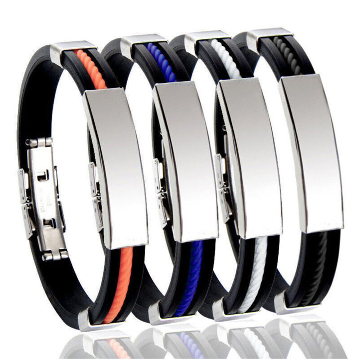 steel-silicone-bracelets-energy-men-detox-lymphunclog-titanium
