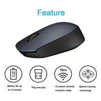 hot【cw】 M170 2.4G 1000 Optical Mice for Office Desktop PC/Laptop with Receiver