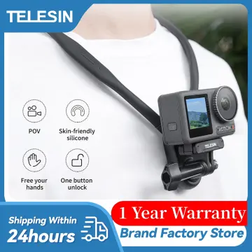 TELESIN° Upgraded Long Magnetic Neck Mount Necklace Holder, Chest Shoulder  Angle Support Lanyard Body Strap Attach for GoPro Max Hero 11 10 9 8 7  Insta360 X2 X3 DJI Action 2 3 Video Vlog Accessories : Electronics 