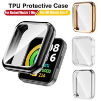 Plating TPU Protector Case For Xiaomi Mi Watch Lite 2 Watch Case Full Screen Protective Shell Cover Case For Redmi Watch 2 lite Cases Cases