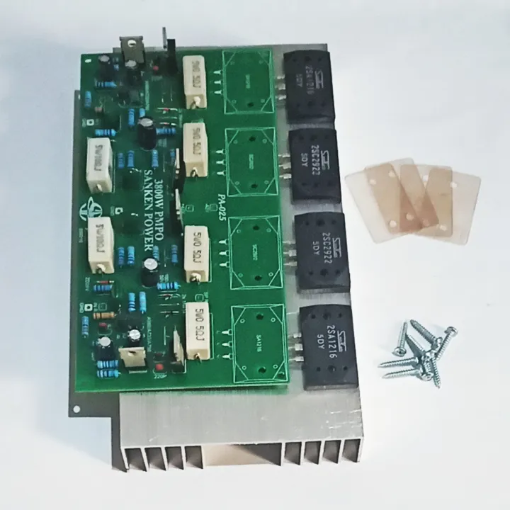 Paket Power Amplifier 3800W PMPO Stereo PCB Fiber Siap Rakit | Lazada