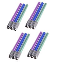 12Pcs Metal Pencil Lengthened Extender Holder Random