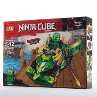 ProudNada Toys ของเล่นเด็กชุดตัวต่อเลโก้นินจา OBM NINJA CUBE BLOCKS 152 PCS 99091-3