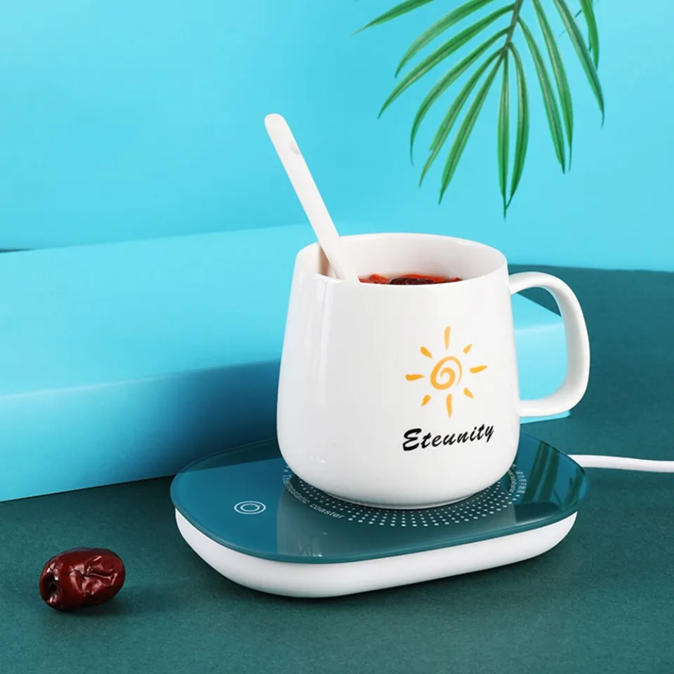 40W Coffee Mug Warmer Cup Heater Electric Hot Plate 4 Temperature Settings  Warmer Coaster for Tea Milk Water Heating Pad 220V