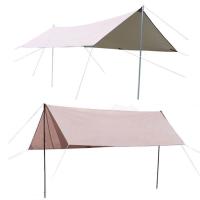 Outdoor Canopy Tent Sunshade Rainproof Pergola Survival Equipment Gear Accessories for Camping Beach Picnic Traveling Backpacking practical