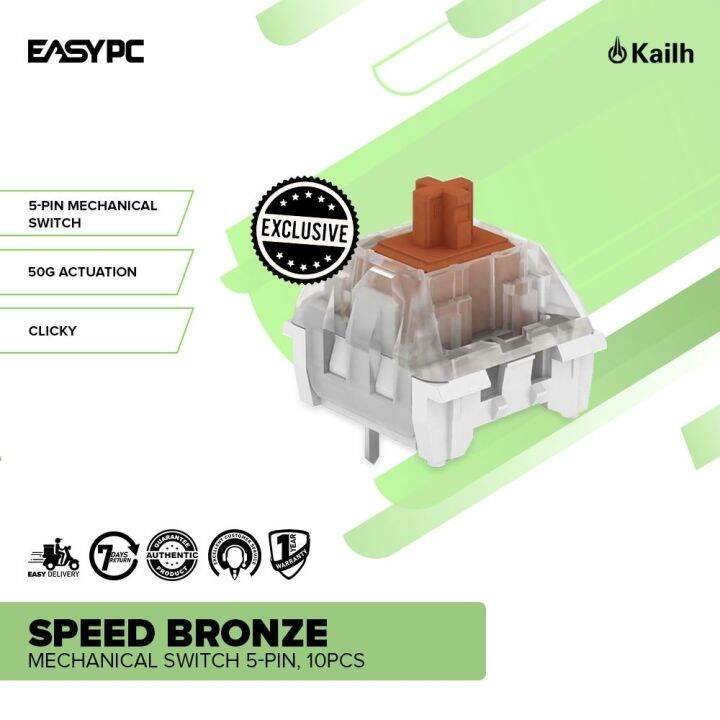 EasyPC KAILH SPEED BRONZE 5PIN KAILH BOX WHITE 5PIN Mechanical Switch