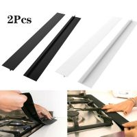 【cw】 2Pcs/Set Stove Counter Cover for Cooker Worktop Spill Guard Filler Tape Stickers Decoration