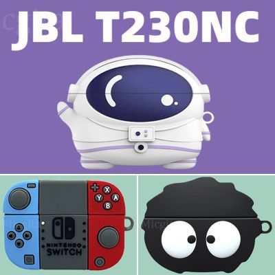 3D Hot Cute Cartoon Astronaut Briquettes Soft Silicone Earphone Protective Cases for JBL Tune 230NC TWS Headphone Protect Cover Wireless Earbud Cases