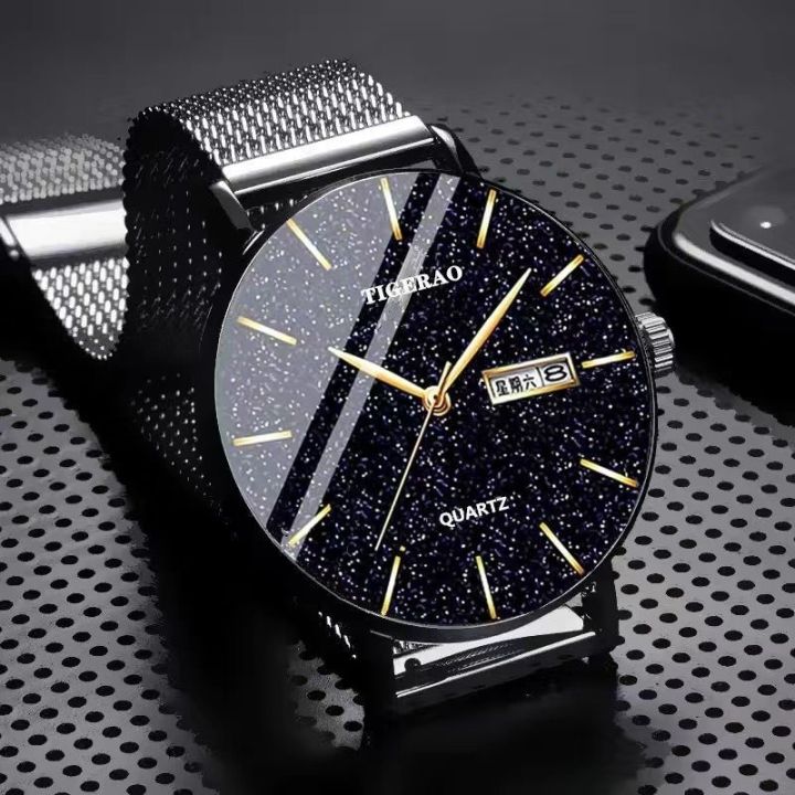 hot-seller-automatic-movement-watch-mens-ultra-thin-quartz-non-mechanical-student-korean-calendar-waterproof-luminous