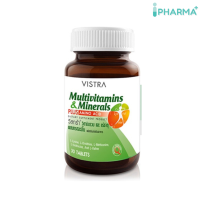 VISTRA Multivitamins &amp; Minerals Amino - วิสทร้า มัลติวิตามินและมิเนอรัล(30 เม็ด)  [IIPP]