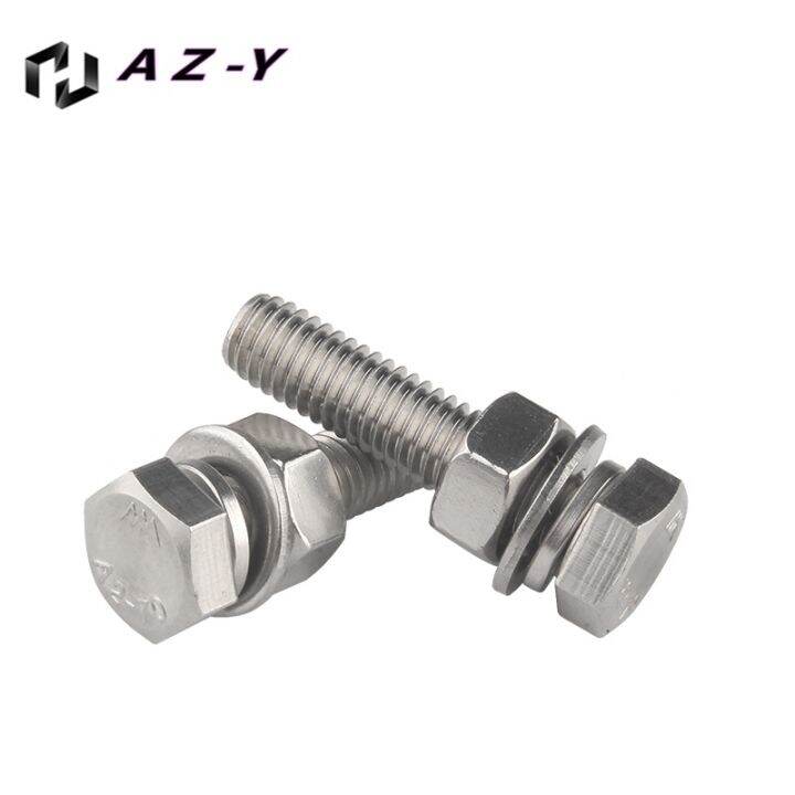 304-stainless-steel-outer-hexagon-screw-nut-set-large-full-screw-connector-combination-bolt-m3m4m5m6m8