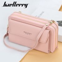 COD KKW MALL Women Long Wallet Korean Double Zipper Large Capacity Sling Bag Female Fashion Phone Bag