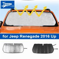 JIDIXIAN รถด้านหน้ากระจกบังแดด Sun Visor อุปกรณ์เสริมสำหรับ Jeep Renegade 2016 2017 2018 2019 2020 2021 2022 2023 Up