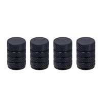 Knurling Styling Motorcycle Motor Bike Wheel Tire Valve Stem Rim Caps Black Color Dustproof Covers Automobiles Accessories