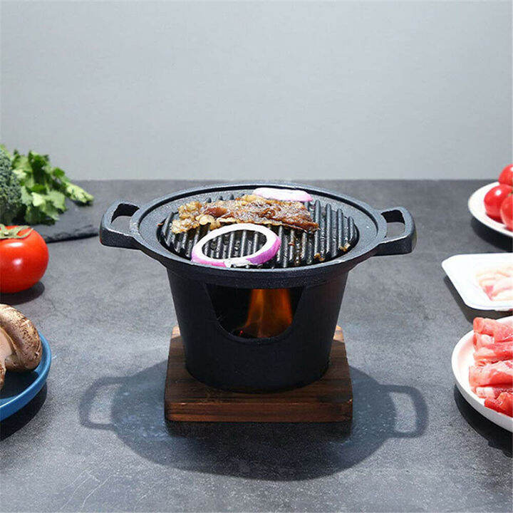 mini-bbq-grill-japanese-stove-one-person-home-eless-barbecue-grill-outdoor-bbq-oven-plate-roasting-cooker-meat-tools