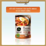 Xốt Nấu Tokbokki Hàn Quốc Bibigo Vị Cay Ngọt 120g Sốt Nấu Bánh Gạo Hàn