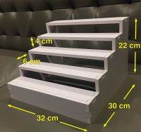 ชั้นวาง 5 ชั้น โมเดล กระบองเพชร ของตั้งโชว์ในบ้าน ทนแดด ทนฝนได้ ขนาดตามภาพ ใส่ตู้ ikea , index ได้  มีสินค้าพร้อมส่ง