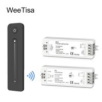 ☃ LED Dimmer Amplifier 12V 5V 24V 36V 8A PWM Wireless RF 2.4G Touch Remote Brightness Adjustment Switch for Single Color LED Strip