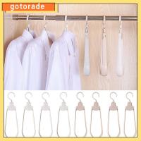 GOTORADE การออกแบบที่ไร้รอยต่อ แบบพกพา พับได้ ที่หนีบผ้า ไม้แขวนเสื้อสำหรับเดินทาง ที่ใส่เสื้อผ้า ที่เก็บของ