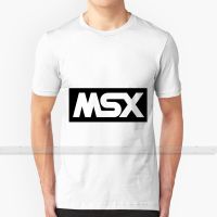 Msx T - Shirt Men 3d Print Summer Top Round Neck Women T Shirts Msx Games Metal Gear Quarth Computer Pc Microsoft Kazuhiko Nishi XS-6XL