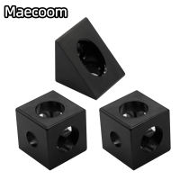 1020Pcs 2020อลูมิเนียมบล็อก Cube Prism Connector ตัวควบคุมล้อมุม V-Slot สามทาง Connector 90องศา Angle