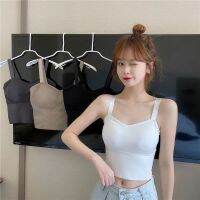 สินค้าพร้อมส่งจากไทย?Angle Bra? (N610) เสื้อสายเดี่ยวแฟชั่น ปรับสายได้ ฟองน้ำในตัว