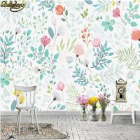 【cw】 beibehang Custom photo wallpaper for walls 3 d hand-painted European floral TV background bedroom wall paper flooring !