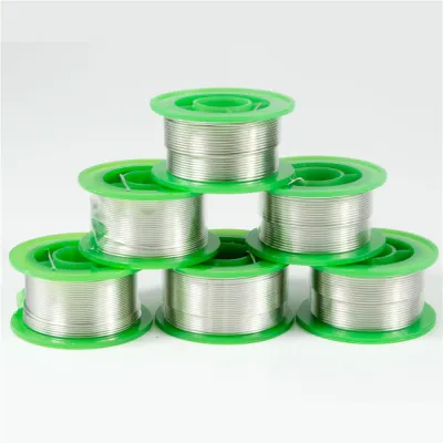 Soldering wire lead free 100g 500g solder wire roll  0.8mm 1.0mm ROHS desoldering wire flux 2.2% tin and copper material