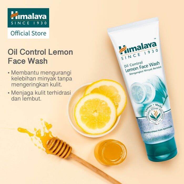 Himalaya Oil Control Lemon Face Wash Sabun Wajah Berminyak 50 Ml atau