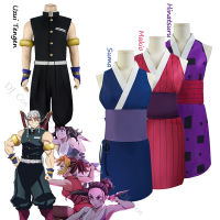 Season 2 Anime Demon Slayer Uzui Tengen Cosplay Costume Wives Suma Hinatsuru Makio Uniform Dress Entertainment District Arc