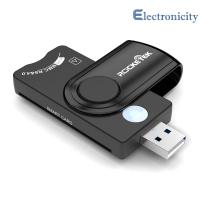 Rocketek CR310 TF SIM การ์ดหน่วยความจำ USB2.0สมาร์ทการ์ดรีดเดอร์ภายนอก